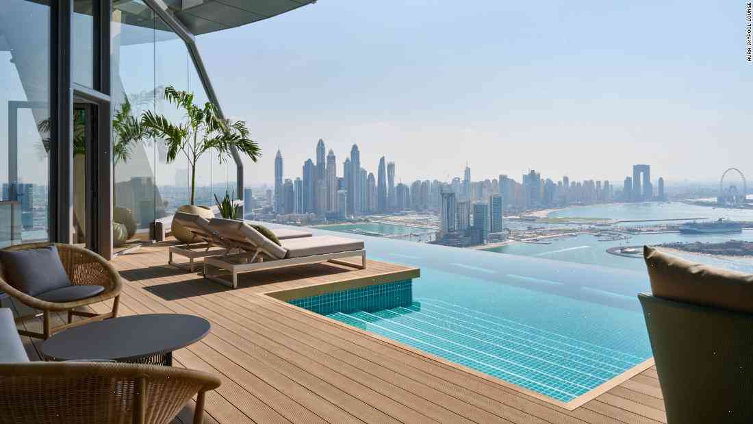 World's highest observatory pool opens on top of billionaire's building