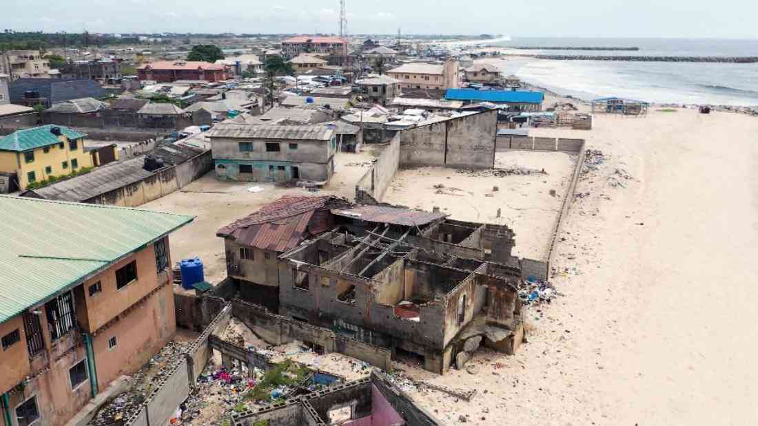 Erosion is eating away at Nigeria's shoreline
