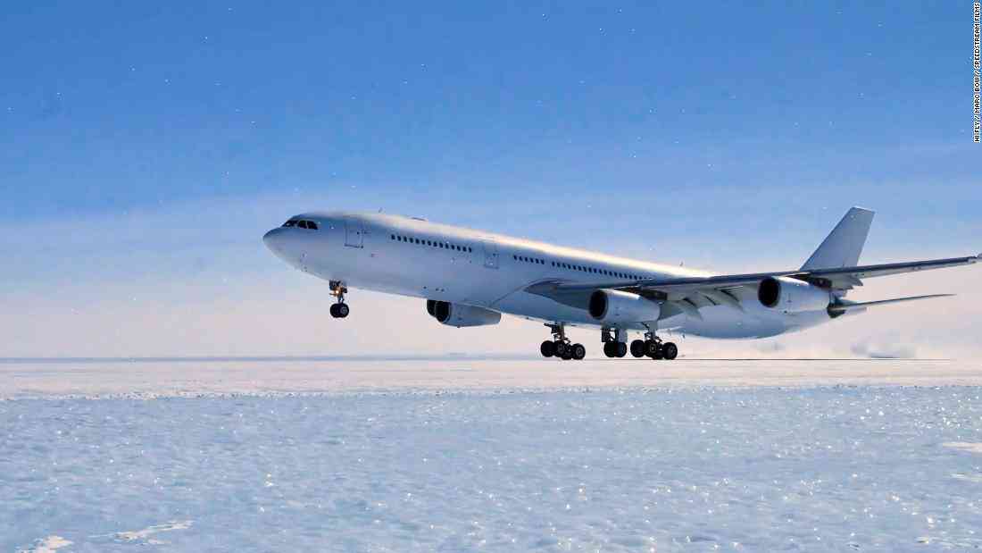 Antarctica finally sees airline landing in Airbus A340